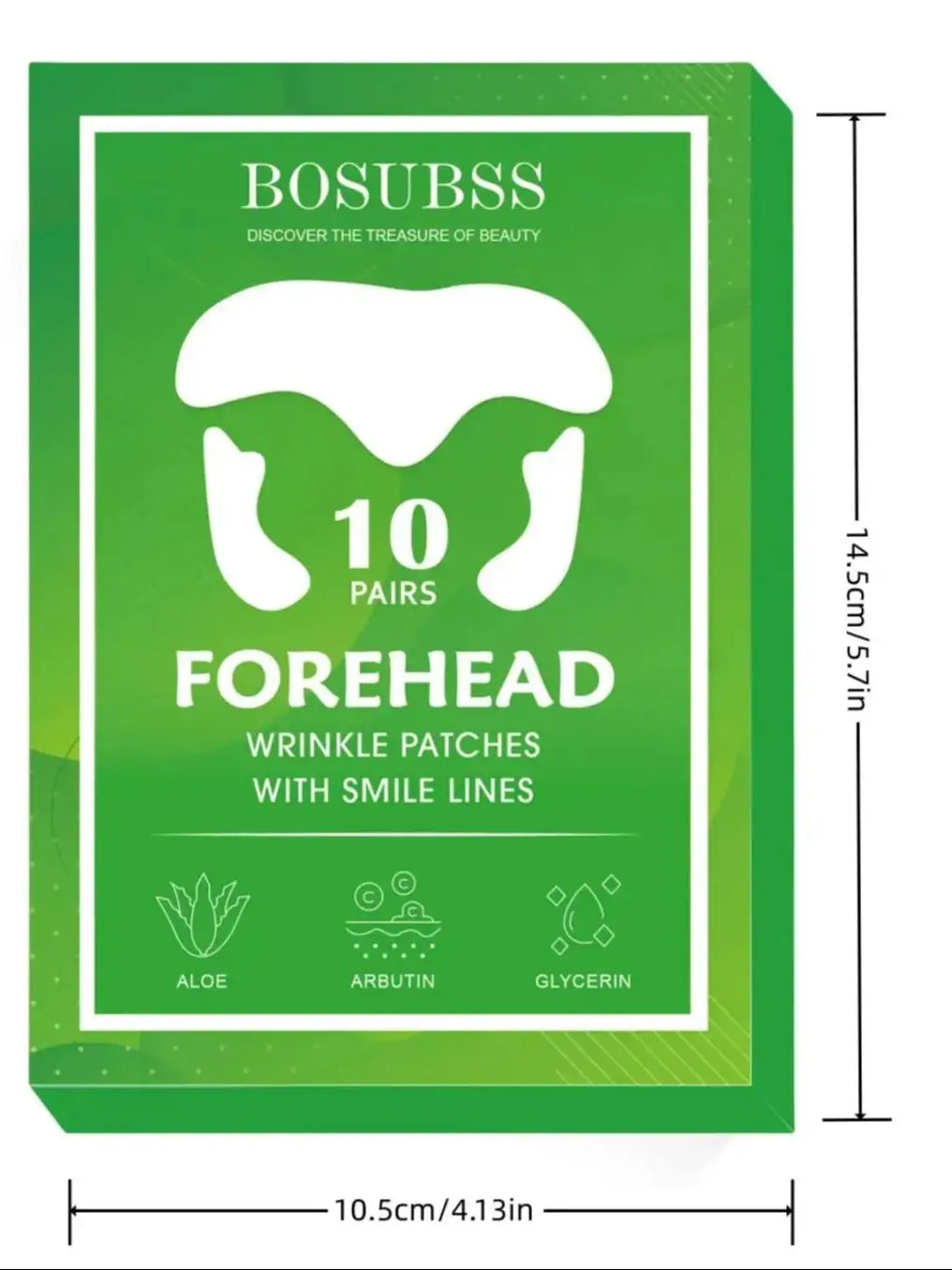 10pairs forehead and full face wrinkle patch reduces wrinkles, tightens wrinkles, moisturizes and smooths the skin Oasis Select