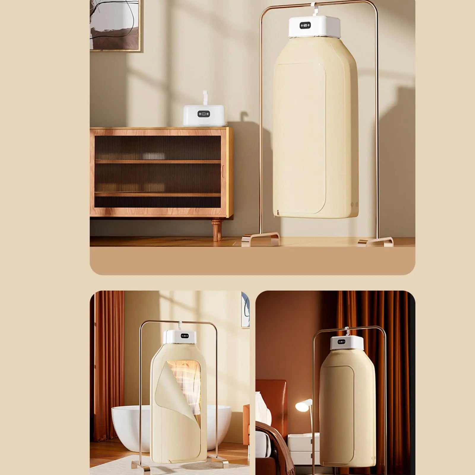 Electric Dryers for Clothes Portable Dryers for Laundry Electric Multifunctional Space Saving Drying Stand for Underwear Room Oasis Select