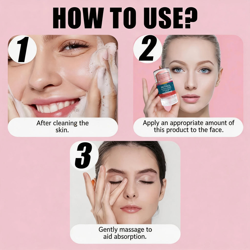 YCHZ Retinol Collagen 5-in-1 Facial Care Stick | All Skin Types
