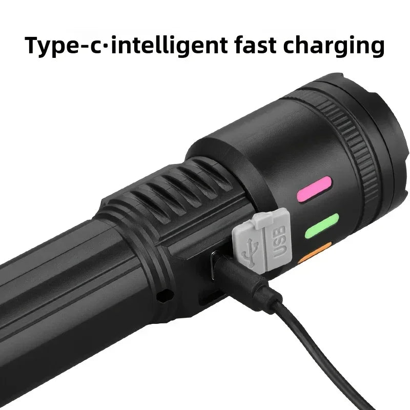 POCKETMAN 3800 Lumen Rechargeable Flashlight | 5 Modes USB-C