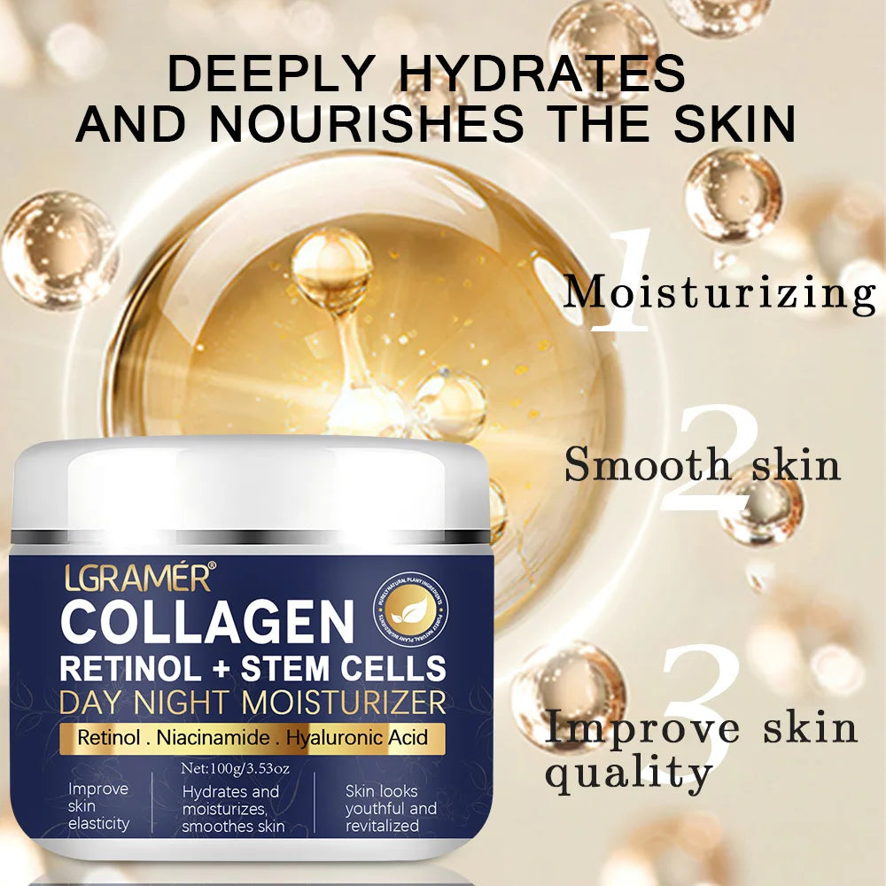 Retinol Lifting Firming Cream Collagen Smooth wrinkles Face Cream For Moisturizer Whitening Brighten Skin Products Oasis Select