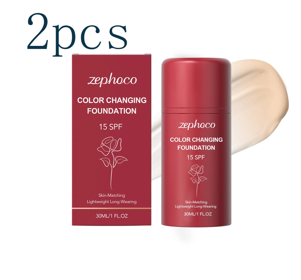Zephoco Temperature-Changing Foundation – Hydrating & Sheer