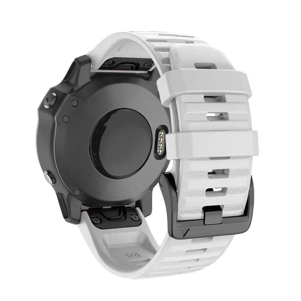 QuickFit Silicone Watch Band for Garmin Fenix 7 6 – 22mm & 26mm Silicone Watch Band Oasis Select