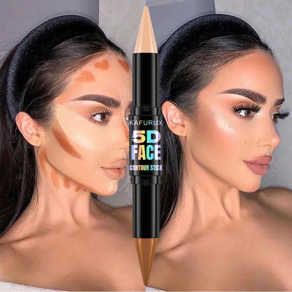 KAFURUX Double-Ended Contour Stick | Highlight & Shadow Cream