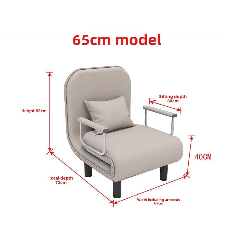 Folding sofa bed dual-purpose living room multi-functional lunch break lazy sofa space-saving single Internet sofa bed Oasis Select 65 190 6