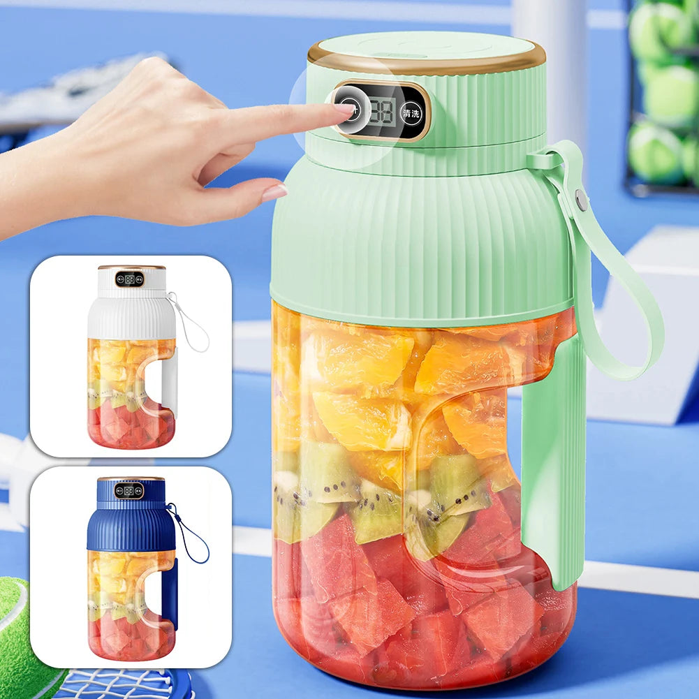 Multiyilego 1200ml Portable Electric Juicer Blender Smoothie Cup