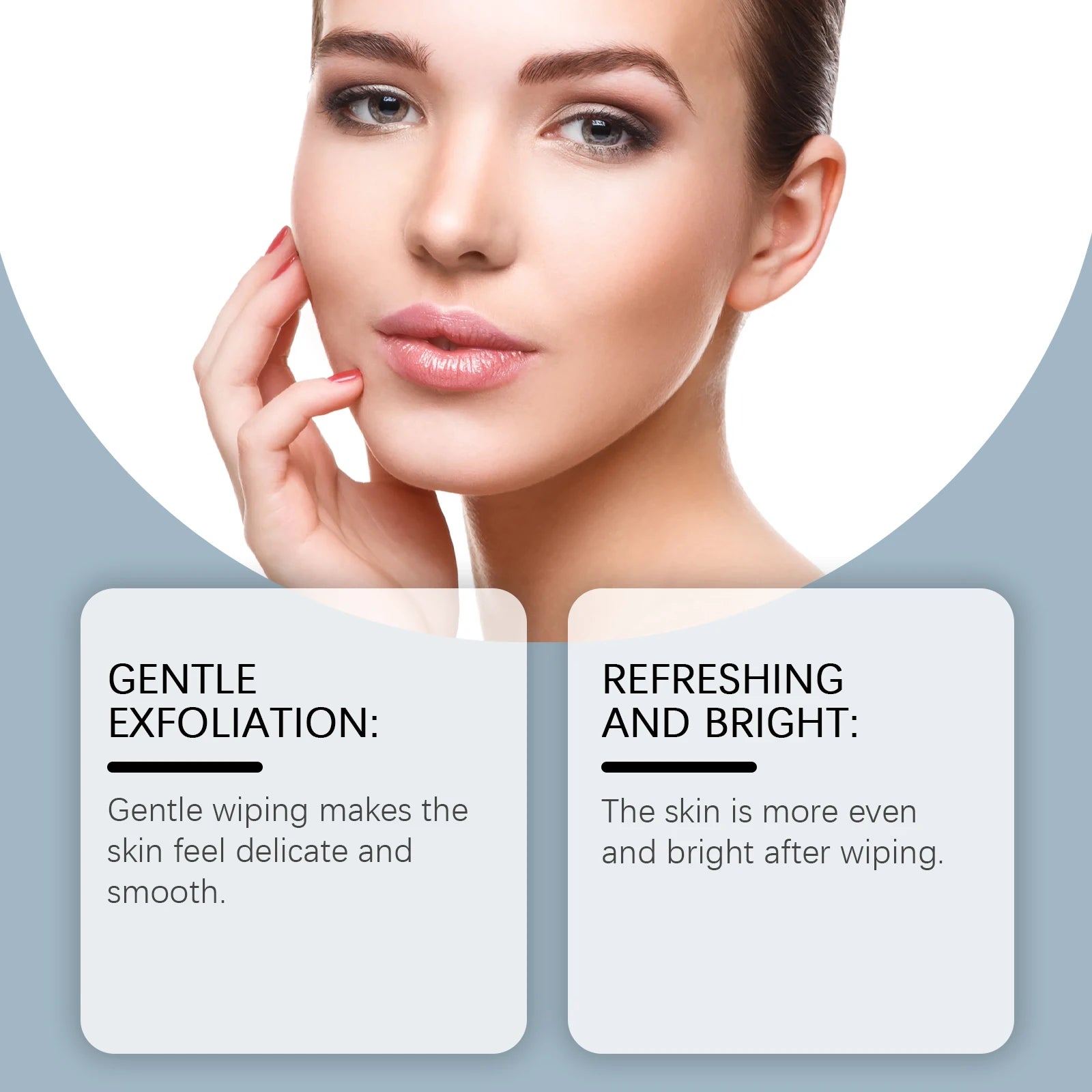 Glycolic Acid Exfoliating Cotton Pad Relieve Skin Discomfort Shrink Pores Remove Blackheads Improve Drying Moisturiz Cotton Pads Oasis Select