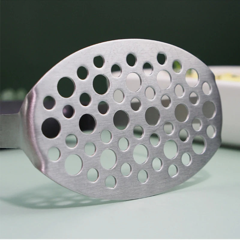 Stainless Steel Potato Pusher Pressed Potato Masher Ricer Puree Fruit Juice Maker Smooth Mashed Potatoes Crusher Kitchen Gadget Oasis Select
