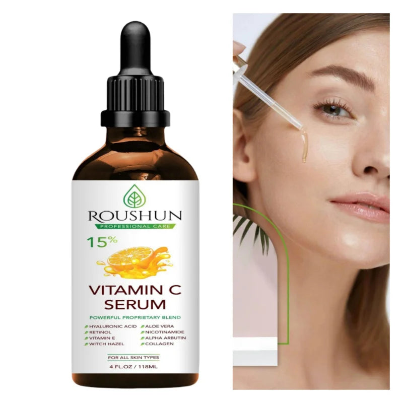 ROUSHUN 118ml Vitamin C Serum – Face, Body & Eye Essence