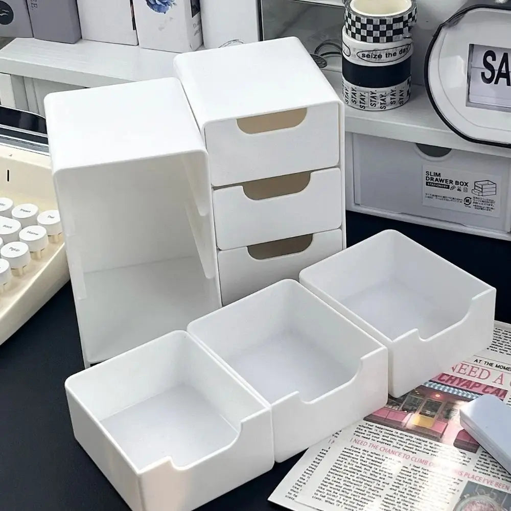 3-Tier Drawer Desktop Organizer for Jewelry & Cosmetics