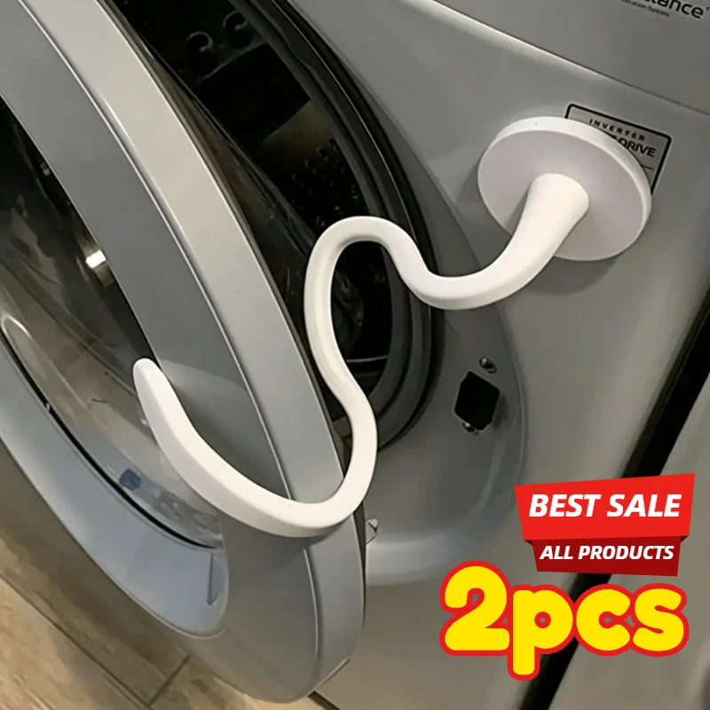Front Washing Machine Door Strong Magnet Bracket Strong Magnetic Washing Machine Door Door Bracket Magnet Snake-Shaped Silicone Oasis Select
