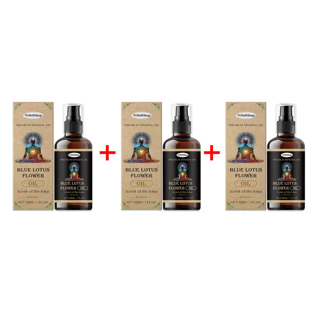 WOODSLEEP Blue Lotus Essential Oil – Aromatherapy & Body Care Aromatherapy Essential Oil Oasis Select 90ml boxed essential oil