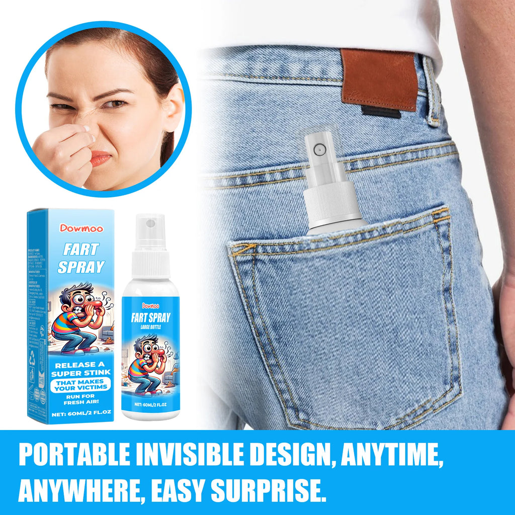Fart Spray Prank Stink Bomb Gag Gift Funny Novelty Toy Friends Party Halloween April Fools Day Joke Supplies Smelly Spray Oasis Select