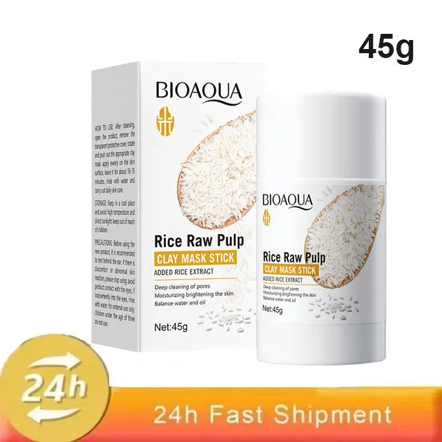 Rice Clay Mask Stick – Pore Cleanser & Blackhead Reducer 45g