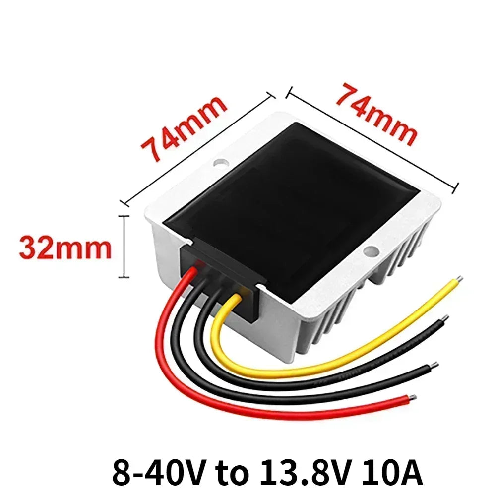 Regulator 8-40V to 13.8V converter waterproof power 5A-30A Boost Buck Voltage DC DC Stabilizer Car inverter Voltage converter Oasis Select 8-40V to 13.8V 10A 8V-40V 13.8V