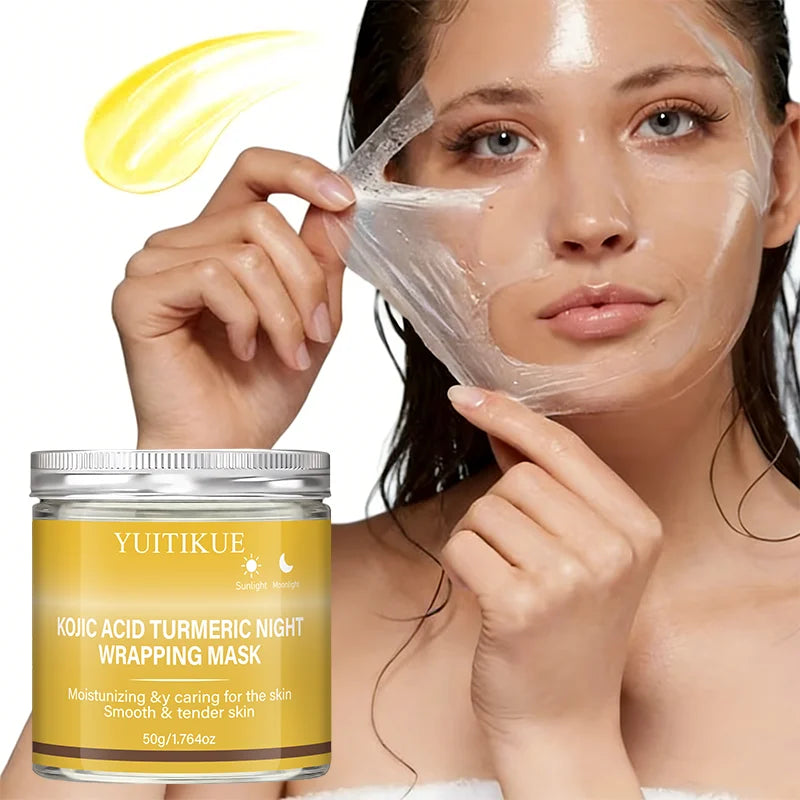 YUITIKUE Turmeric Night Mask - Deep Pore Cleansing, Gentle Care & Easy Peel-Off Formula Oasis Select Default Title