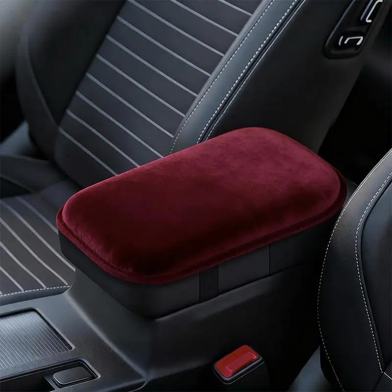 Car Armrest Cushion Booster Pad Central Armrest Box Plush Pad Protection Cover Anti Universal Heightening Pad Oasis Select C