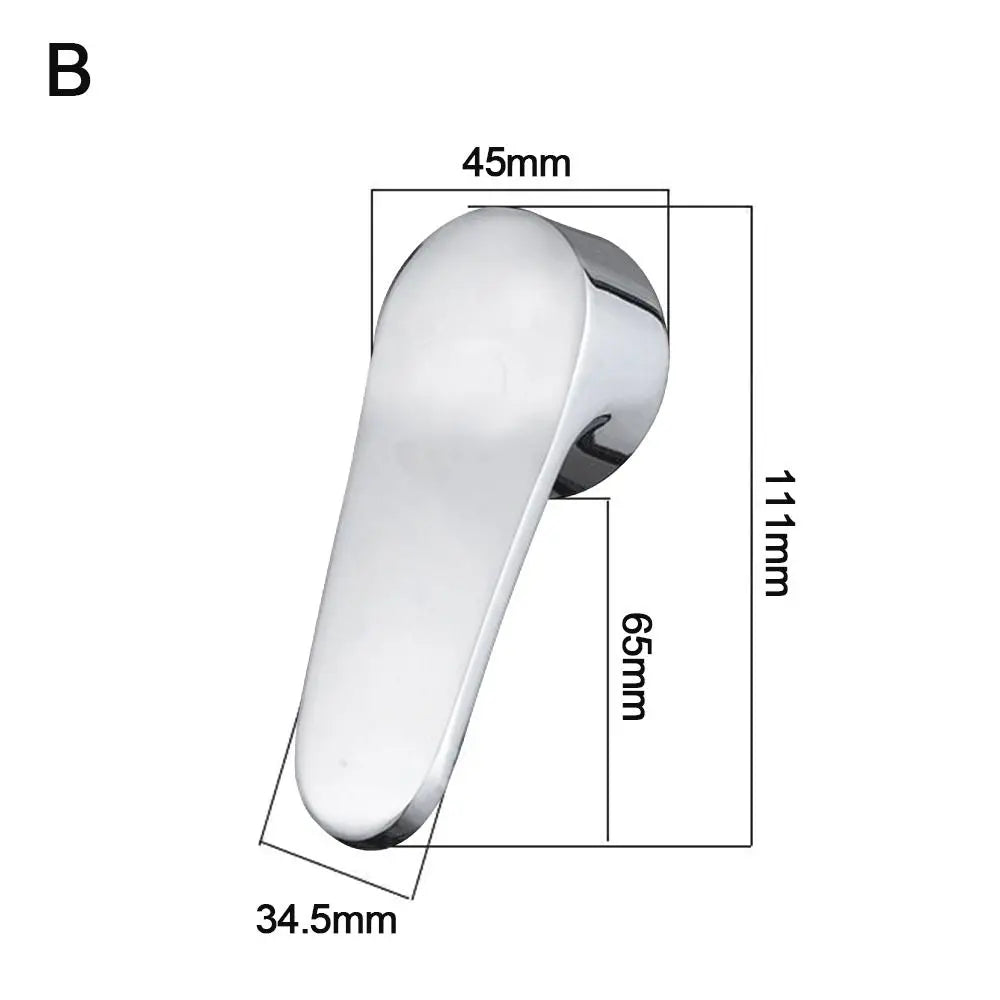 Chrome Plated Faucet Handle Metal 35mm/40mm Taps Switch Handle Hot Cold Faucet Mixer Tap Replacement Cover Kitchen Bathroom Oasis Select B