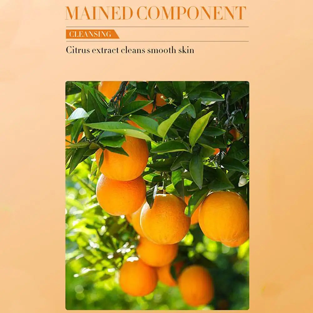 SADOER Vitamin C Orange Brightening Soap – 100g Handmade Bar