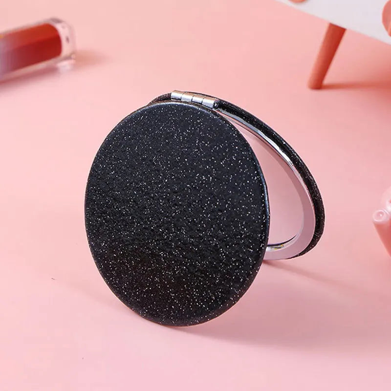 Folding Double-Sided Compact Pocket Mirror for Travel & Purse