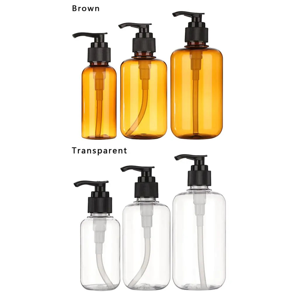 1pc Useful Plastic Shampoo Shower Gel Pump Container Liquid Shower Gel Bottles Bottling Oasis Select