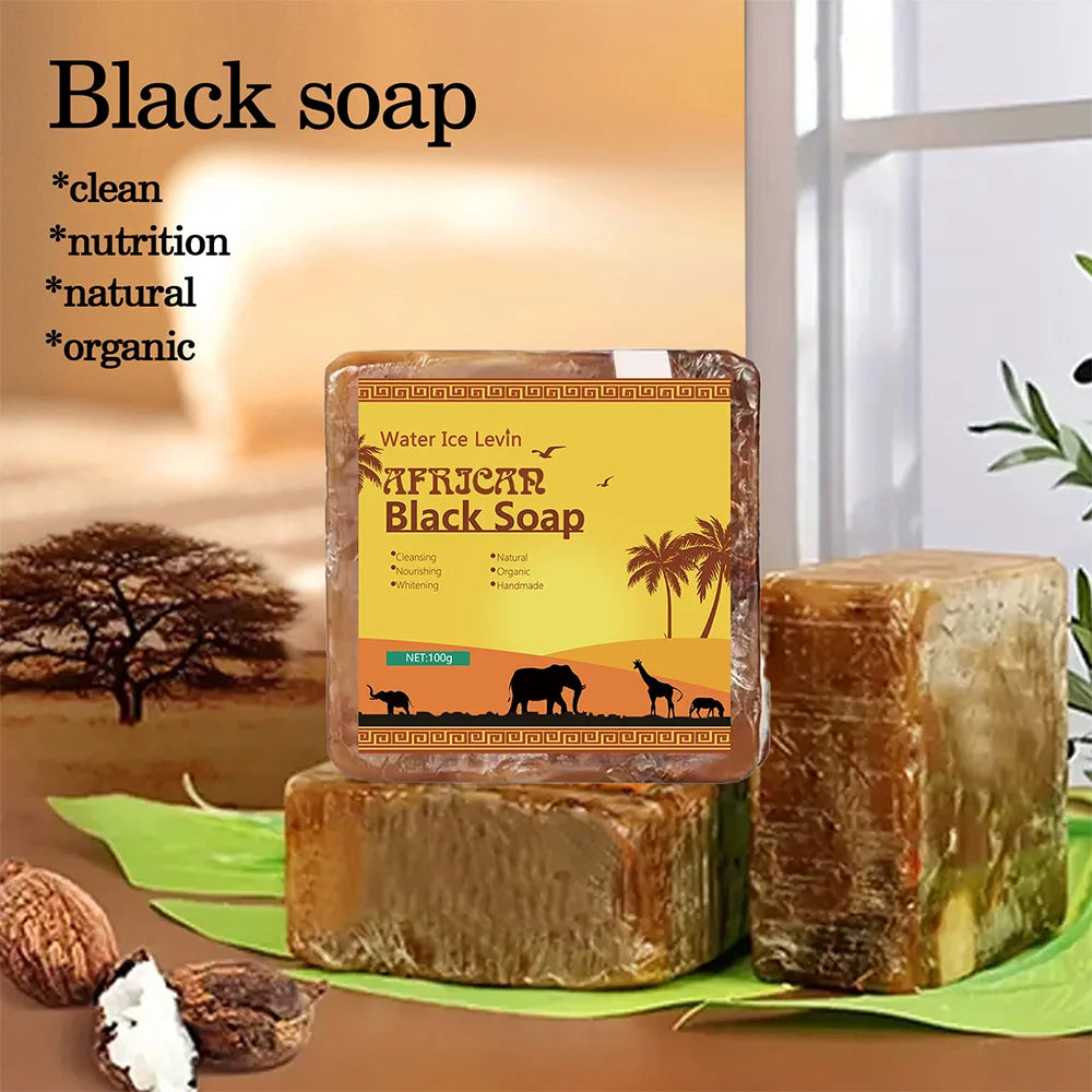 African Black Soap – Acne Treatment, Deep Cleanse & Exfoliate Facial Cleansing Soap Oasis Select