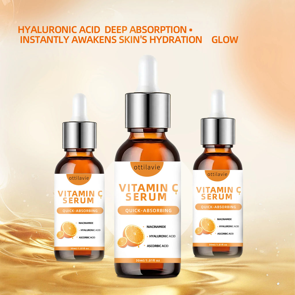 Vitamin C Serum with Hyaluronic Acid – Hydrate & Glow