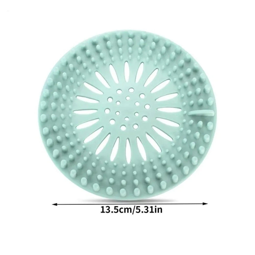 Silicone Hair Catcher Shower Drain Strainer Cover | Anti-Clog
