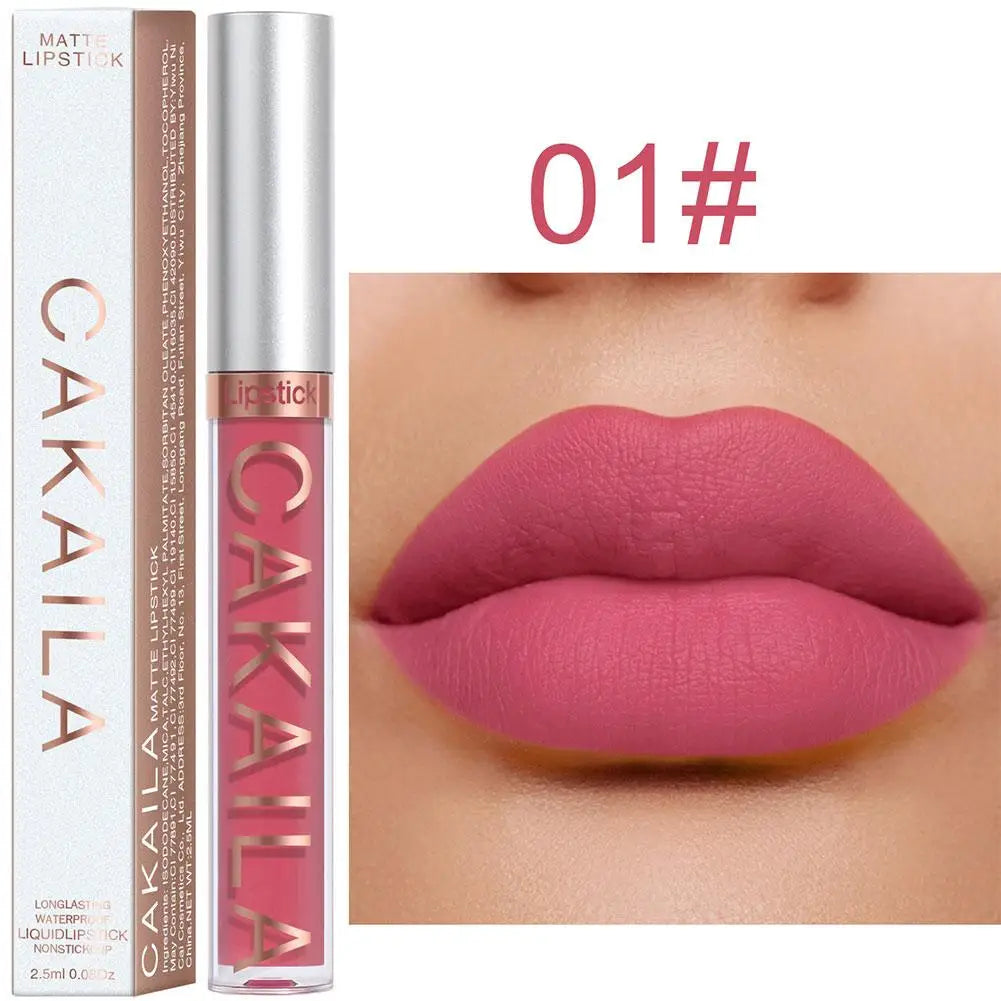 Velvet Matte Liquid Lipstick – 18 Shades, Waterproof & Long-Lasting Matte Liquid Lipstick Oasis Select 01