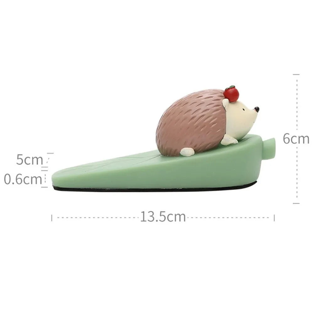Funny Portable Animal Door Stopper Hedgehog Collision Prevention Cute Door Stop Kittens Puppy Windproof Door Stopper Home Decor Oasis Select