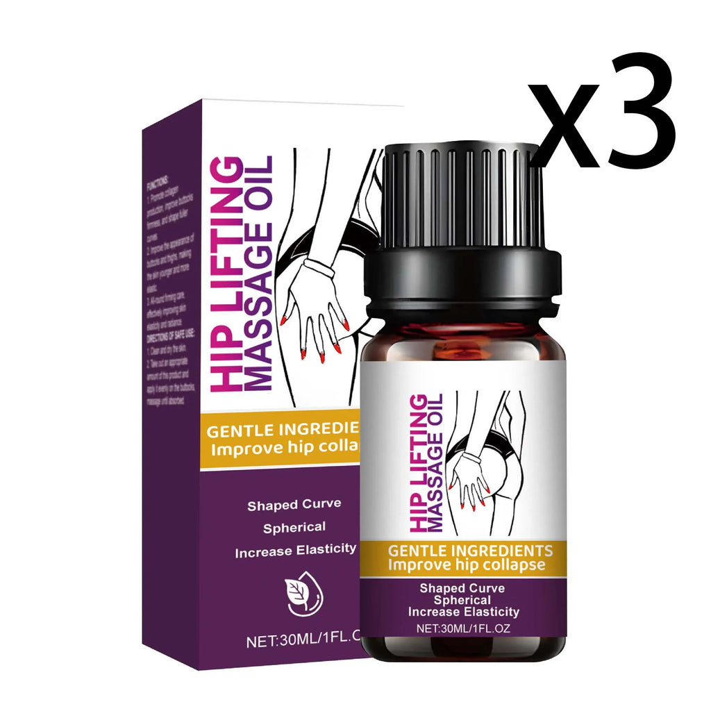 Ricinus Hip Tightening Oil – Collagen Boost & Body Shaping Body Firming Oil Oasis Select 3x30ml 30ml