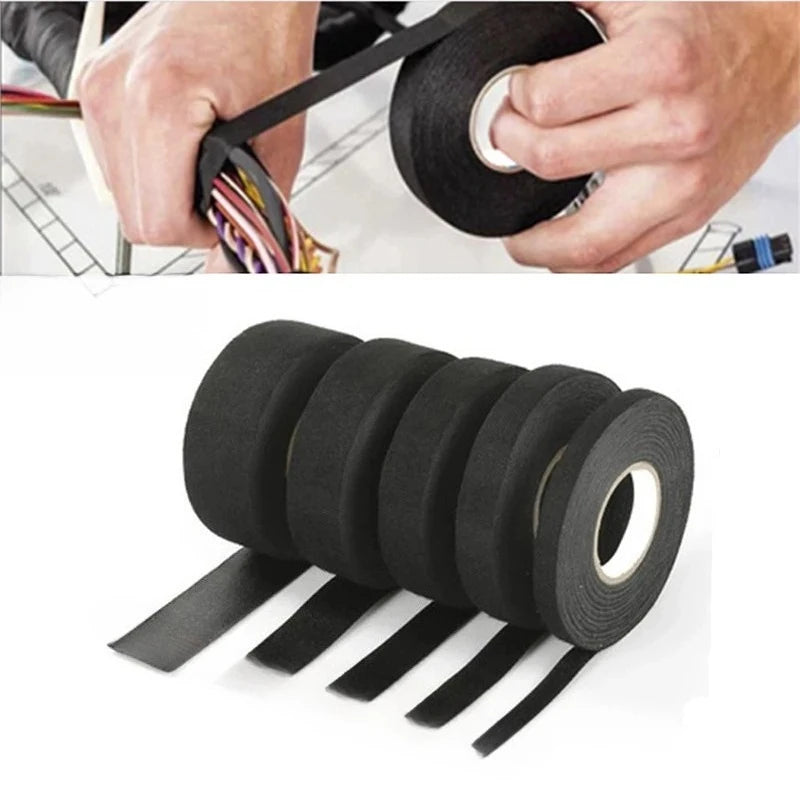 Heat-resistant Flame Retardant Adhesive Cloth Tape For Car Home Cable Harness Wiring Loom Protection Insulation Tape Sticker Oasis Select