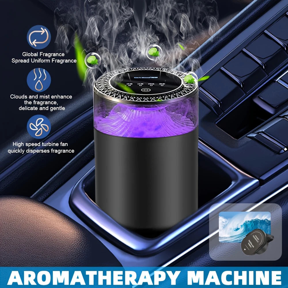 Smart Car Fragrance Diffuser with RGB Light | Rechargeable