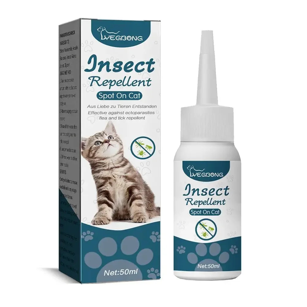 50ml Flea & Tick Treatment Drops for Cats & Dogs