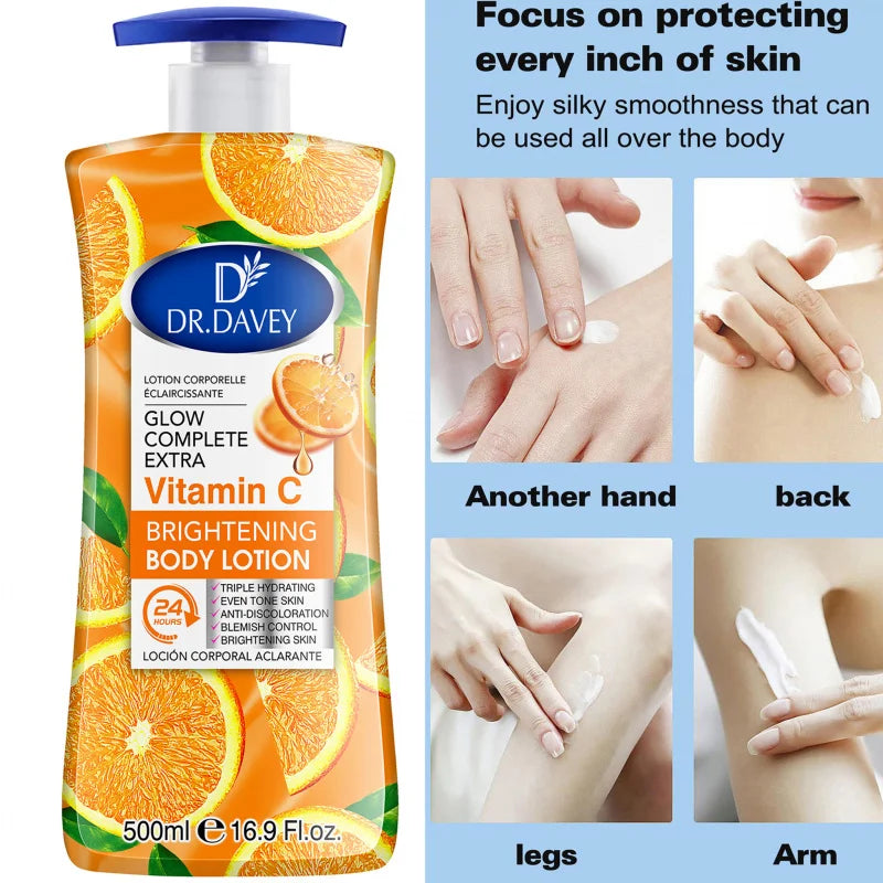 DR.DAVEY Vitamin C Body Lotion 500ml – Moisturizing & Refreshing