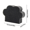 Washer Lint Catcher Pet Hair Catcher Cat Paw Shape Fabric Shaver Sponge Drain Prevention for Car Interior Bedding Couch Rug Oasis Select Black