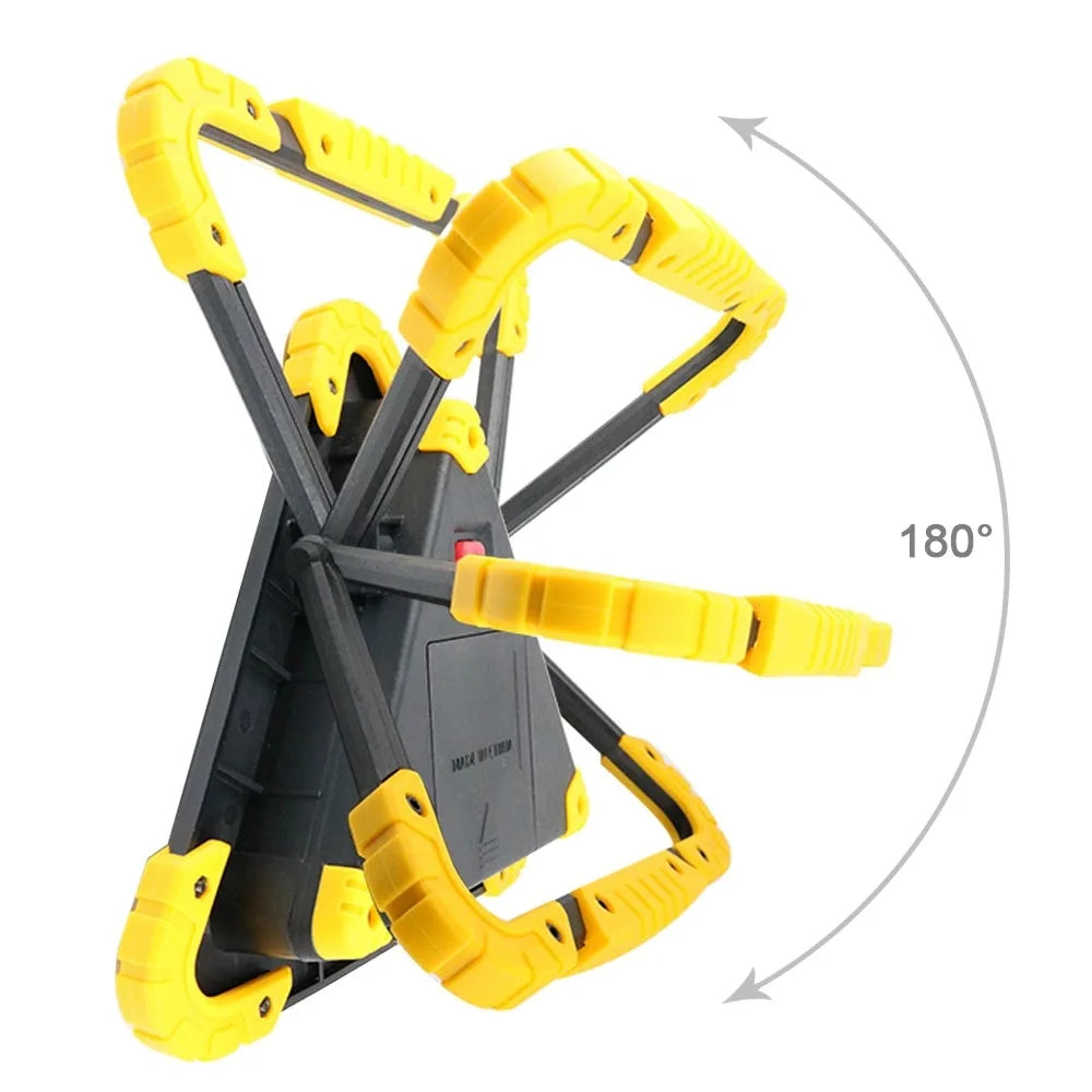 COB 30W Rechargeable Triangle Emergency Car Work Light 1500LM