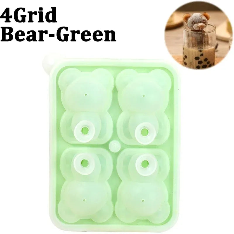 Bear Ice Cube Mold – Food-Grade Silicone Ice Tray