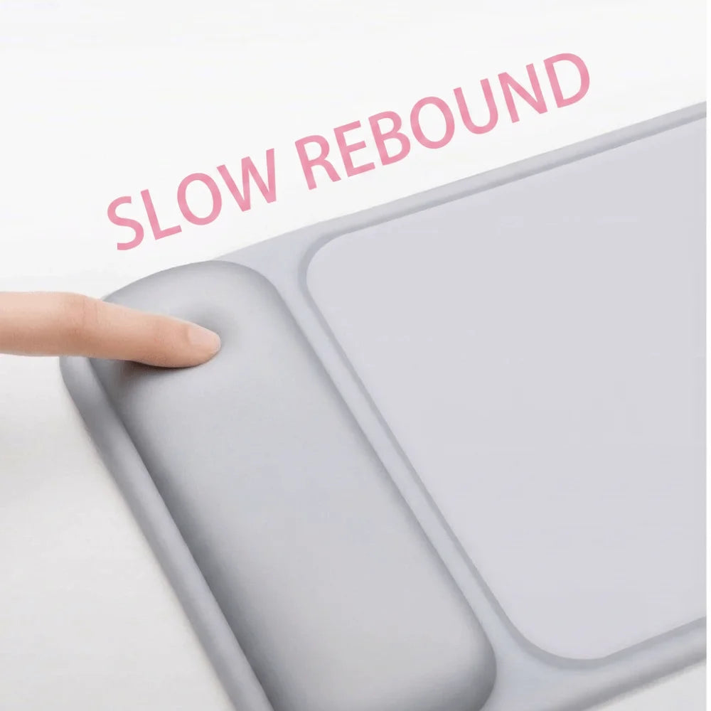 Ergonomic Wrist Rest Mouse Pad Soft Palm Rest Non-Slip Base Hand Pillow Durable Slow Rebound Mouse Mat Office Use Oasis Select