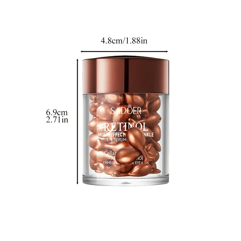 Retinol Eye Serum Capsules – Firming & Hydrating | 45ct Eye Serum Capsules Oasis Select