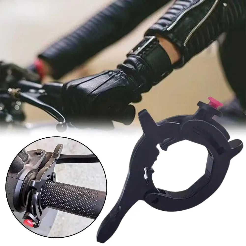 Motorcycle Cruise Control for High Grade Aluminum Lock Assist Retainer Universal Safe Flexible Wrist Grip Handle Bar Oasis Select