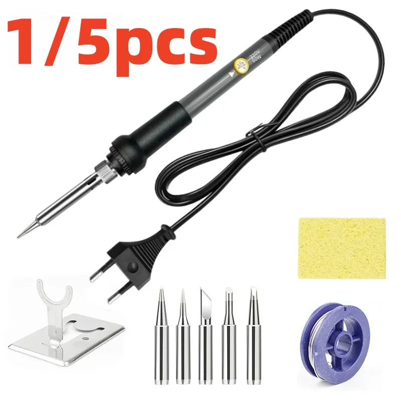 SLADE 60W Adjustable Soldering Iron – EU 220V & US 110V, CE Electric Soldering Iron Oasis Select
