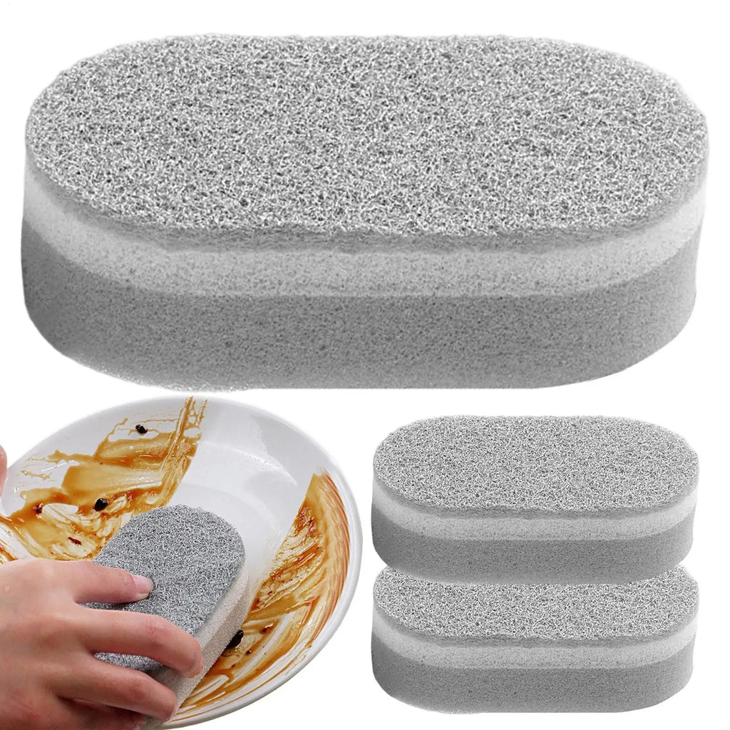 Dish Sponges Kitchen 3-Pieces Household Wash Scouring Pads Household Sponges 3-Pieces Household Scouring Pads Wash Scrub Sponges Oasis Select
