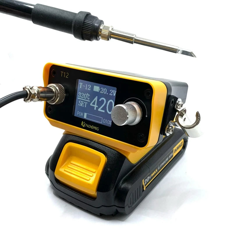 Cordless Soldering Iron Station For Dewalt 20V Max Li-Ion Battery DIY Electric Soldering Station For Repair Wire Welding Oasis Select