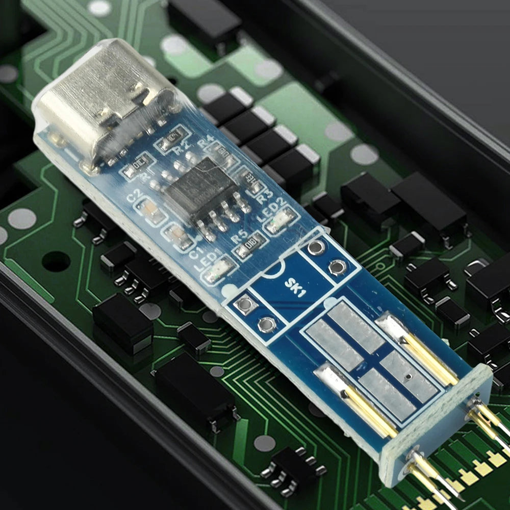 4-Pin Optocoupler Tester Type-C Online In-circuit Test Tool Auto Identify Pin LED Indicator Support SMD 817 781 521 Optocoupler Oasis Select