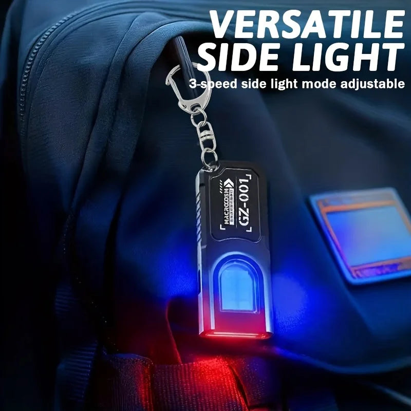 Mikenoon Mini COB LED Keychain Flashlight | USB-C Rechargeable