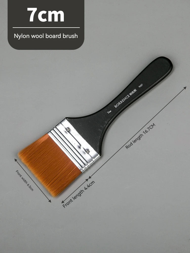 Watercolor Oil Art Paint Brush 7 Styles Memory Nylon Hair Painting Brushes Set Wood Handles Acrylic Paints Drawing Brush Tools Oasis Select 1Pc 7cm