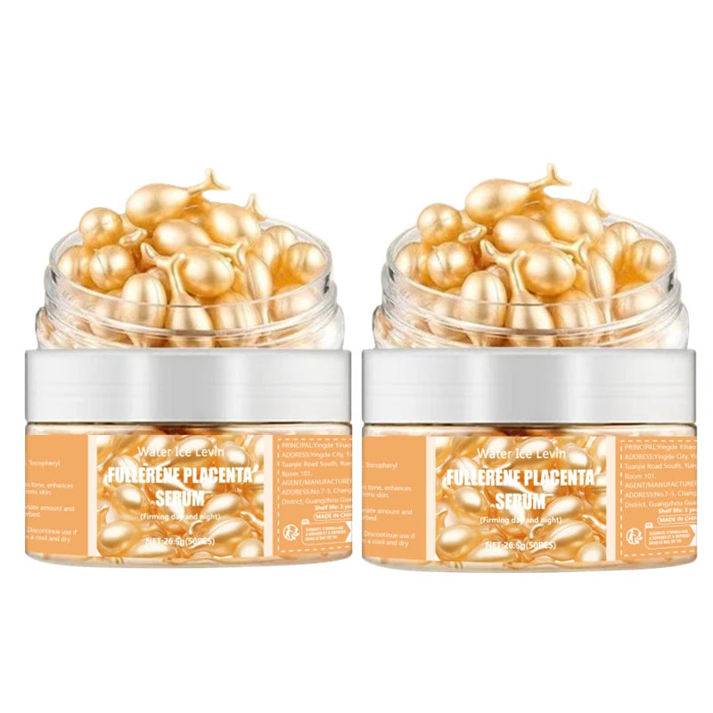50-Pack Collagen & Hyaluronic Acid Face Serum Capsules Face Serum Capsules Oasis Select 50Pcs 2 bottle