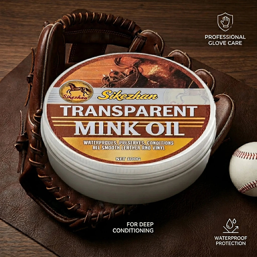 Baseball Glove Conditioner Cream Softens & Preserves Leather Restores Stiff Old Mitts Cleaner For Baseball Softball Accessories Oasis Select