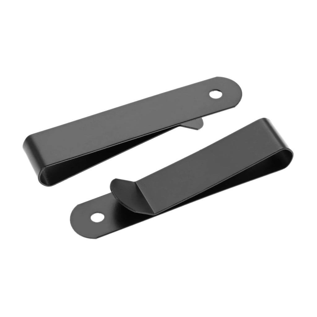 2/5/10pcs Black Iron Spring Buckle Sheath Clip Belt Clip for Making Clips,Wallets,Pouches ,Sleeves DIY Hardware Accessories Oasis Select